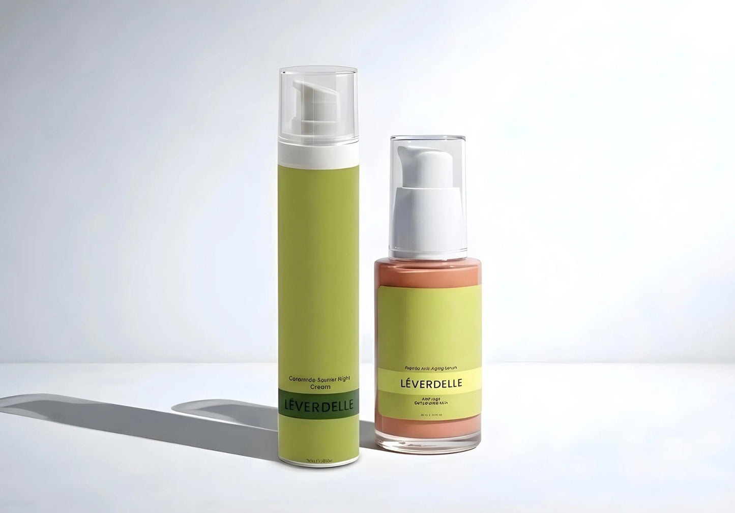 LÉVERDELLE Skin Barrier Recovery Duo – Ceramide Cream & Peptide Serum