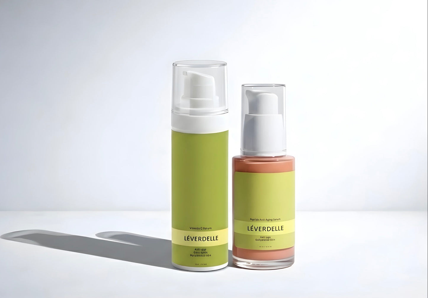 LÉVERDELLE Daily Glow Duo – Vitamin C Serum & Peptide Serum